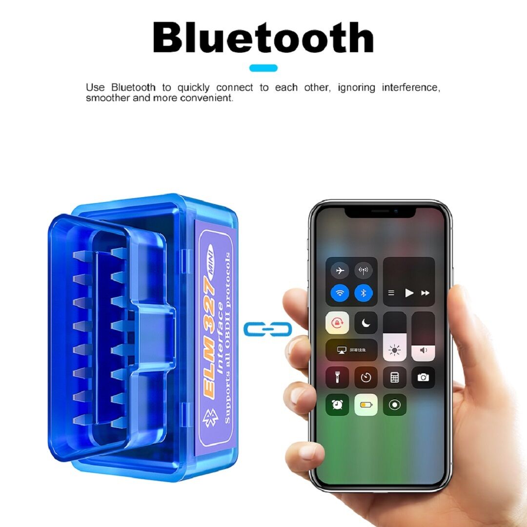 Mini Scanner de Diagnostic de Voiture Bluetooth pour Android