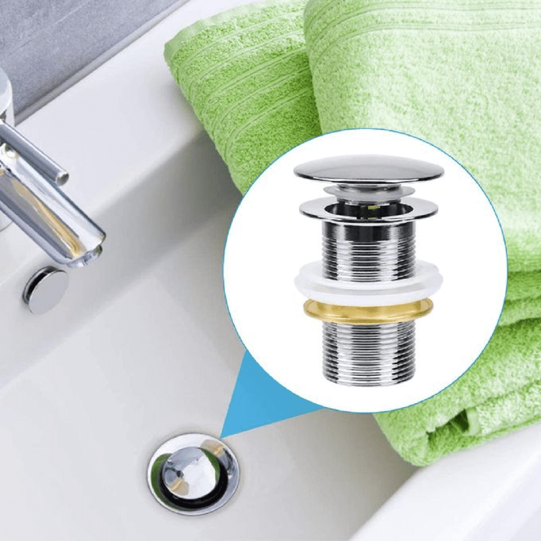 Bouchon Vidage Salle de Bain, Bonde de Lavabo thumbnail 3