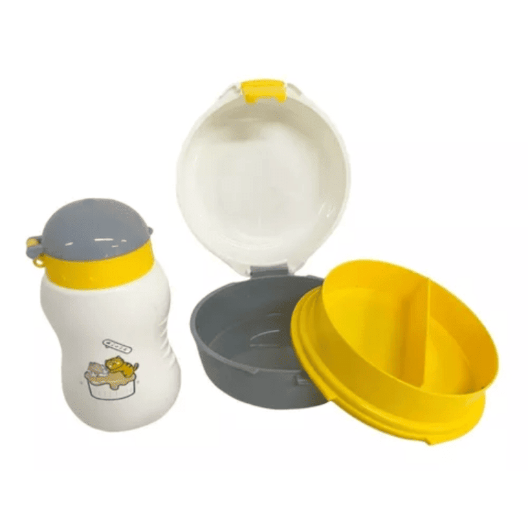 Lunch box pratique pour enfants avec séparateurs et bouteille thumbnail 1