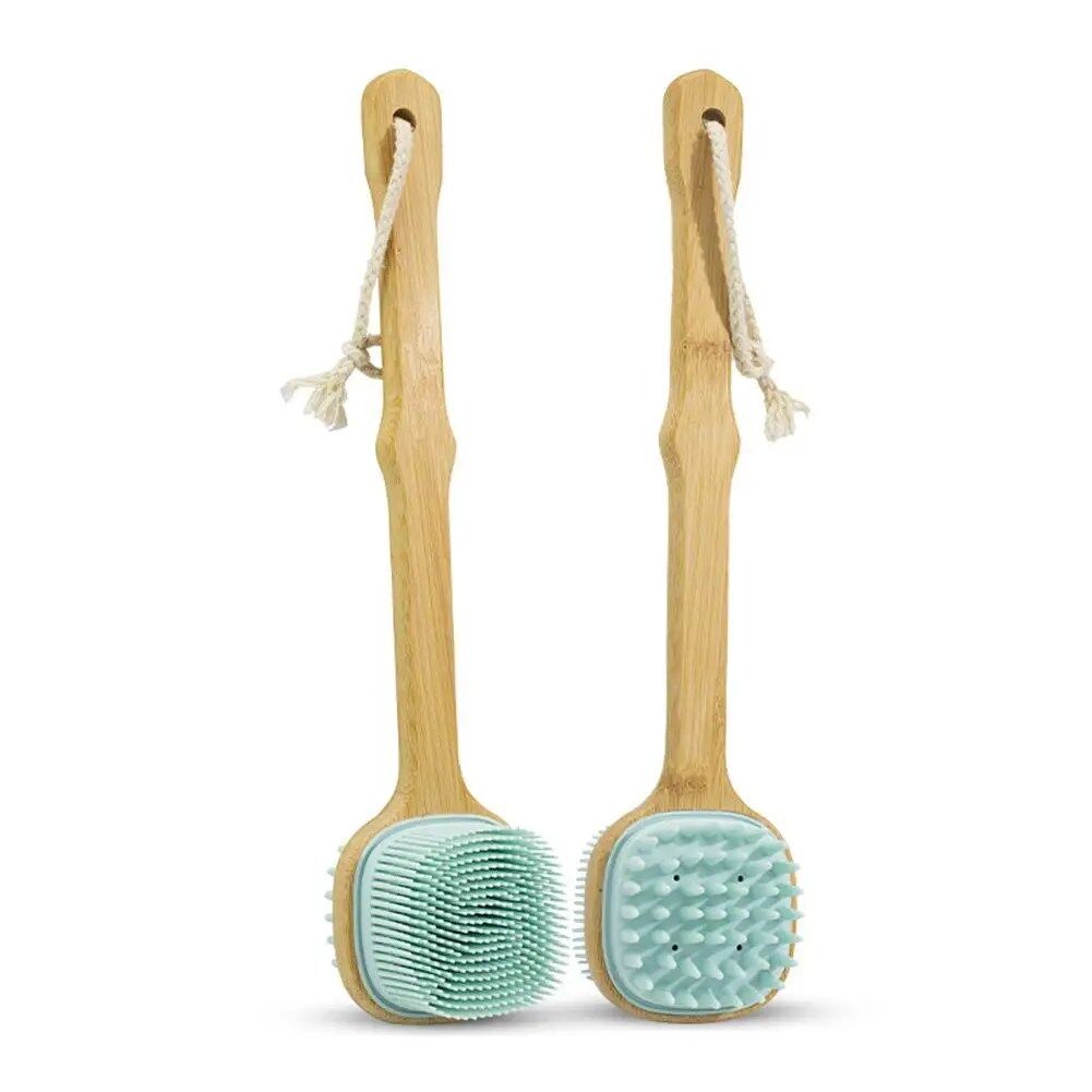 Brosse de Bain avec Long Manche et Massage Double Face (colleur aléatoire) thumbnail 3