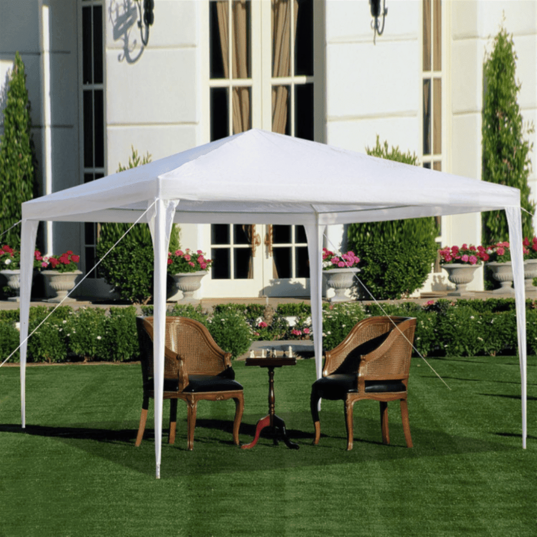 Tente de réception 3 x 3 m imperméable et résistante au soleil