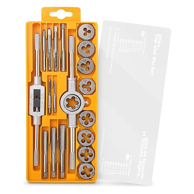 Perfectionnez vos filetages avec l’Ensemble Premium DINGQI de 20 Outils de Filetage