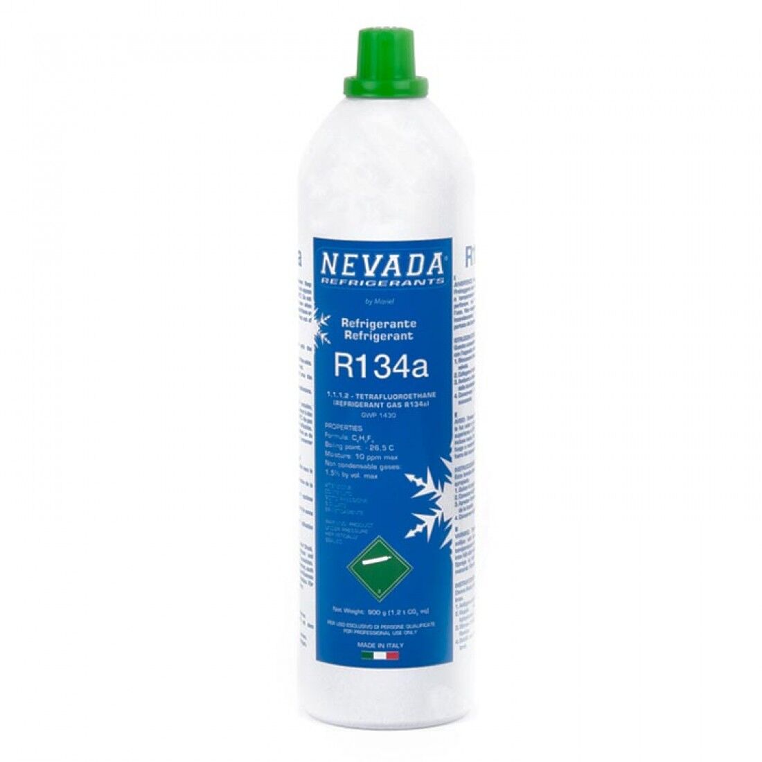 Cylindre de Gaz Isobutane R134a 900g pour Réfrigérateurs