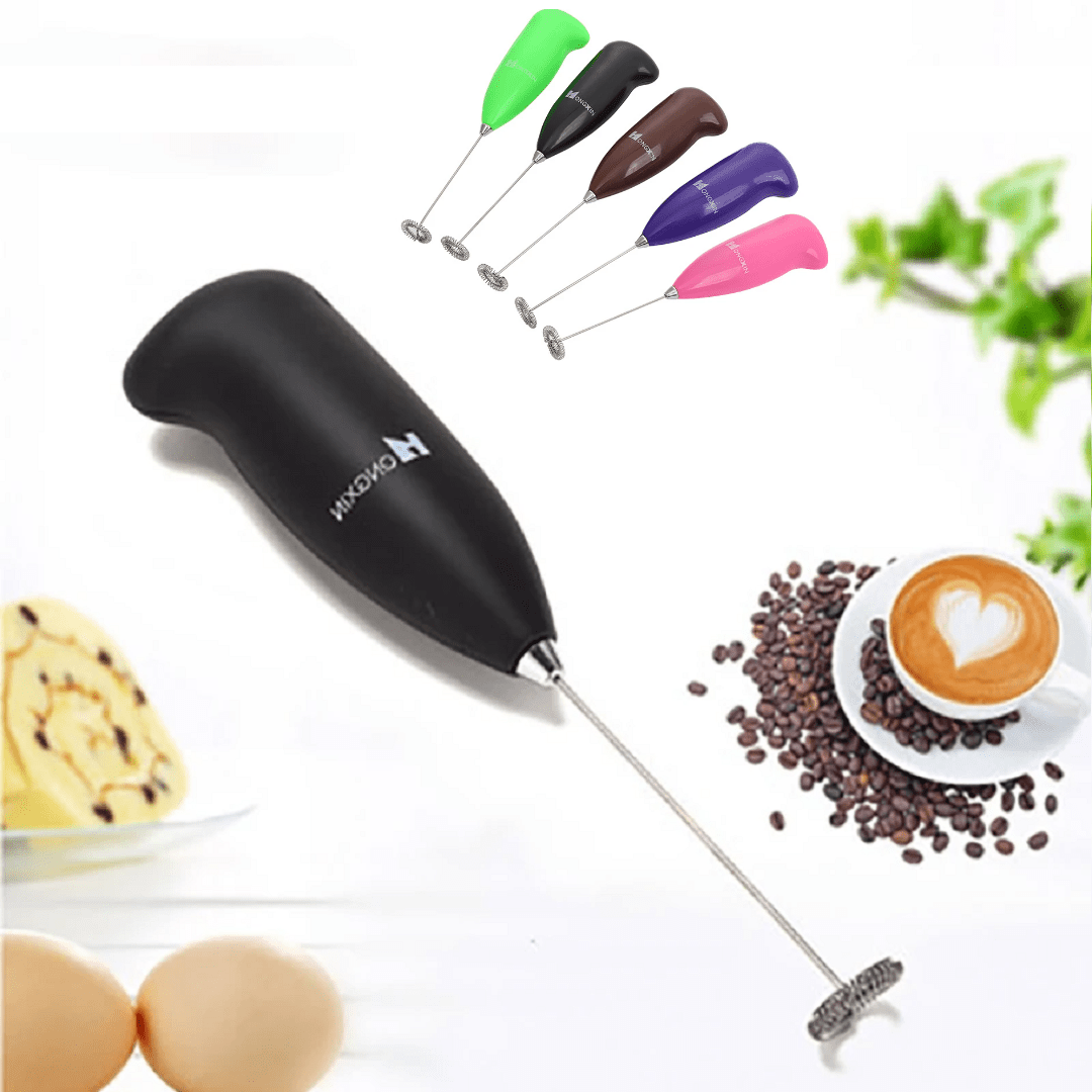 Batteur Électrique Polyvalent pour Lait et Café et Œufs (Colleur Aléatoire)