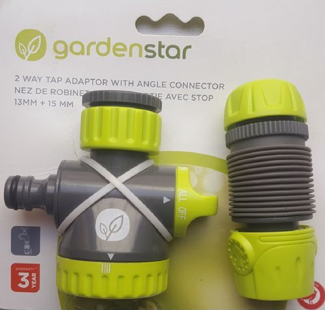 Double sortie avec Adaptateur de robinet avec 2 voies connecteur