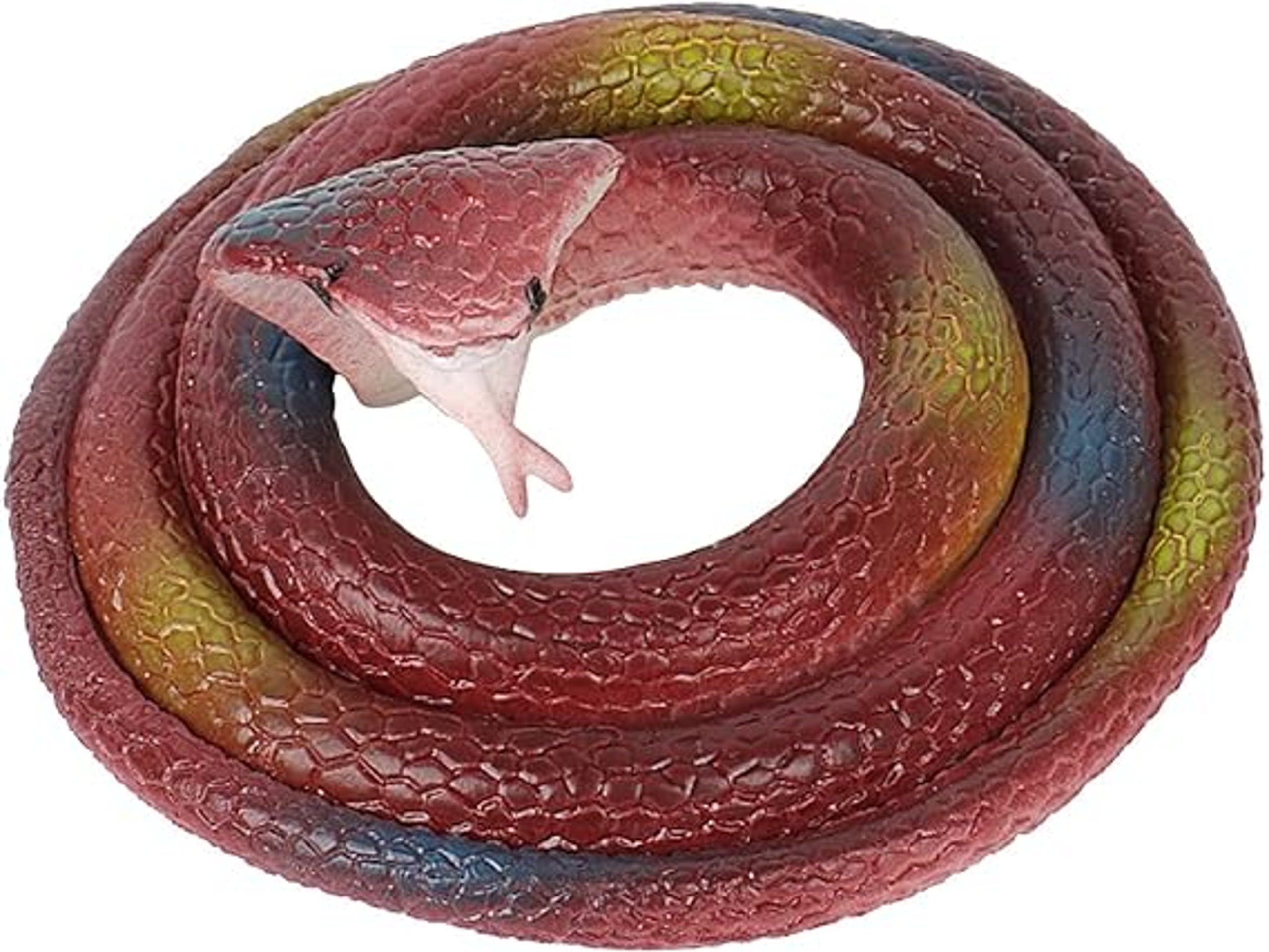Serpent fantaisie en caoutchouc pour plaisanteries décoratives thumbnail 2
