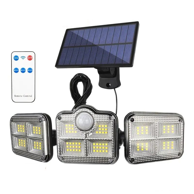 Lumières de Sécurité Extérieures Solaires avec Télécommande Lumières à Capteur de Mouvement 3led thumbnail 1