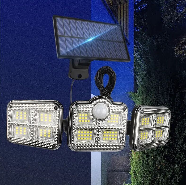 Lumières de Sécurité Extérieures Solaires avec Télécommande Lumières à Capteur de Mouvement 3led thumbnail 4