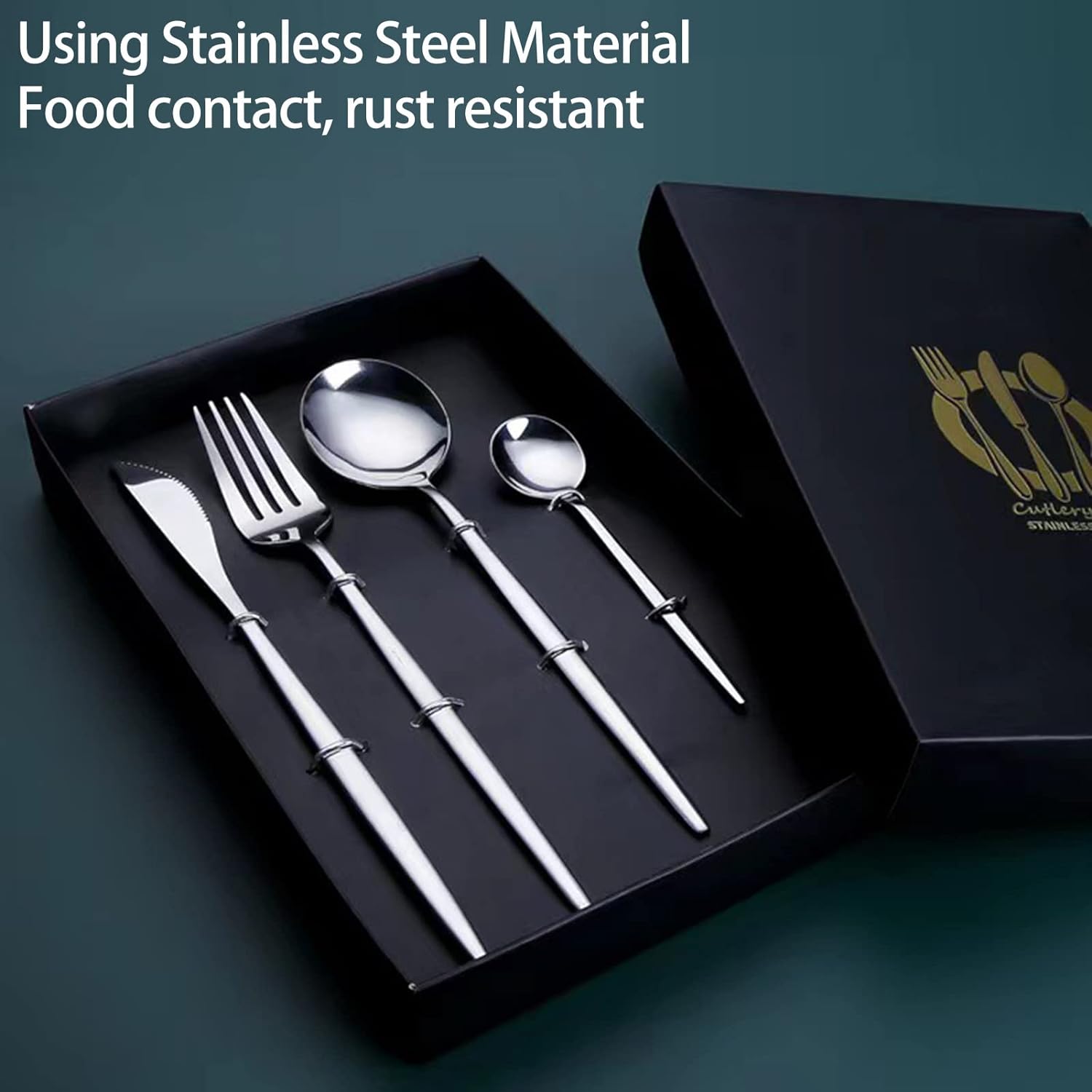 Couverts En Acier Inoxydable Silver thumbnail 2