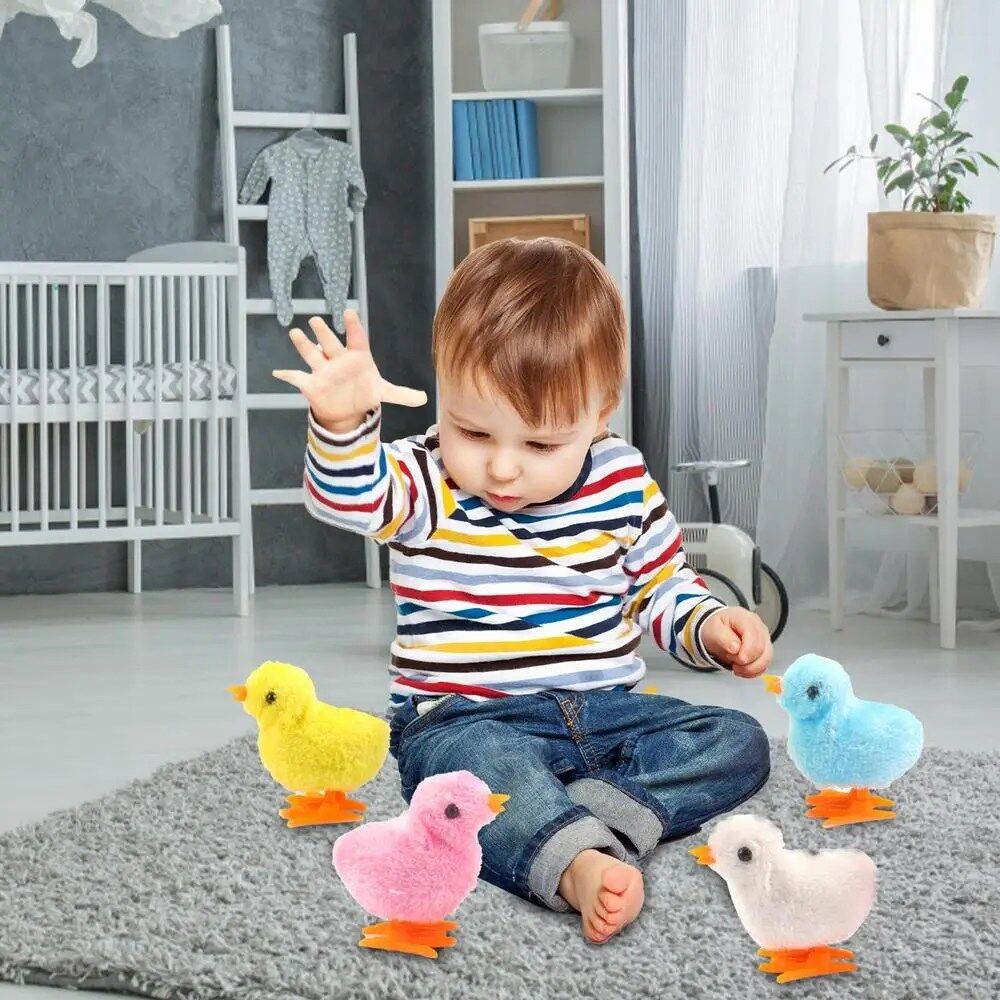 Poussin En Peluche Mécanique Le Compagnon Enjoué De Votre Enfant (couleur Aléatoire) thumbnail 3