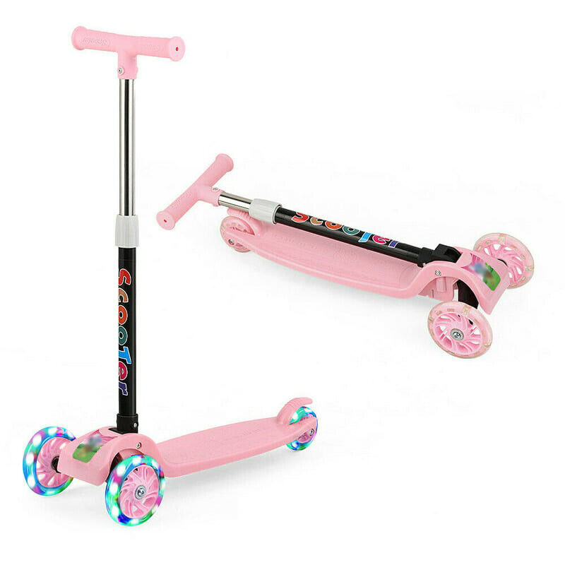 Trottinette pliable pour enfants avec trois options de hauteur thumbnail 2