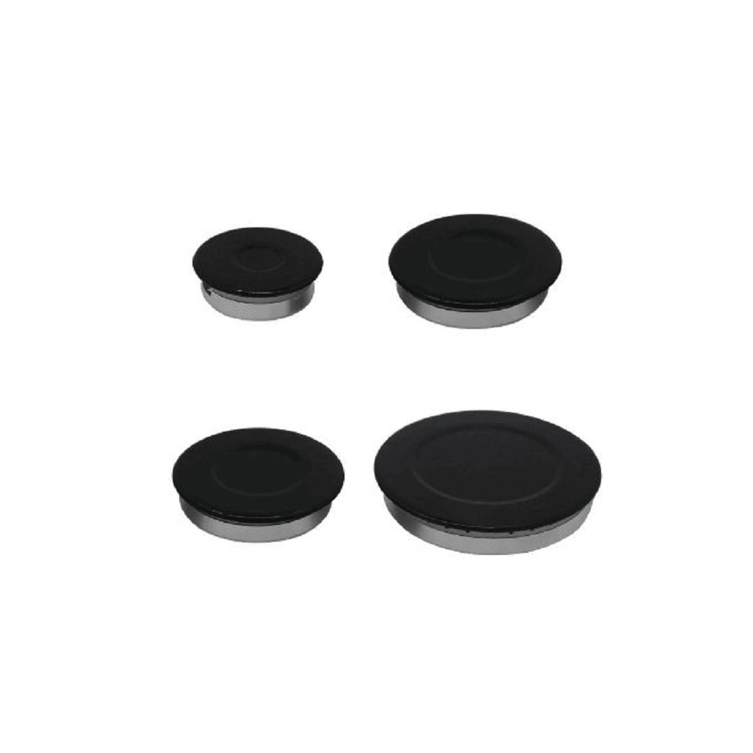 4pcs Cache-brûleur universel pour plaque de cuisson à gaz et couronne de flamme thumbnail 2