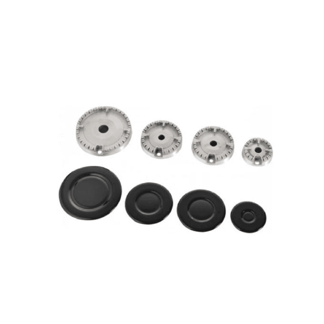 4pcs Cache-brûleur universel pour plaque de cuisson à gaz et couronne de flamme thumbnail 4