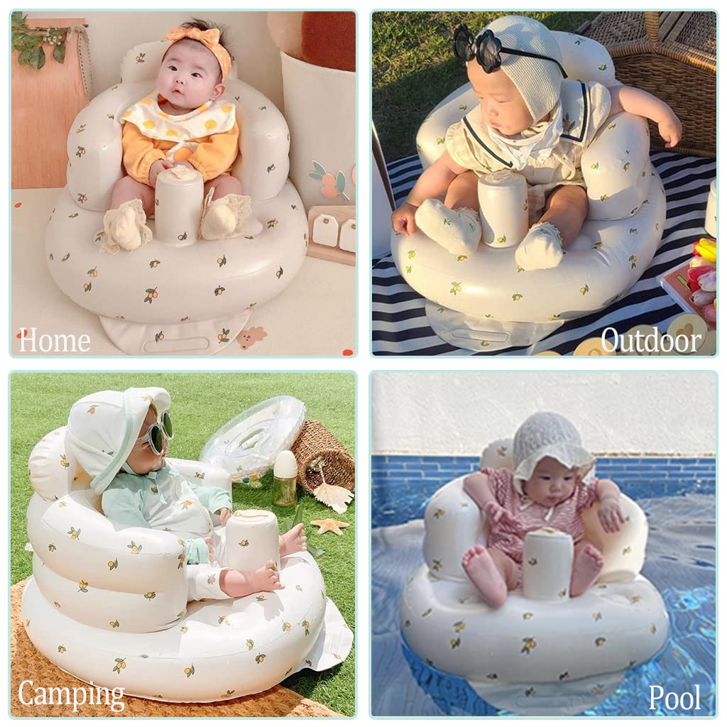 Chaise Gonflable pour Bébé – Siège d’été avec Pompe Intégrée thumbnail 3