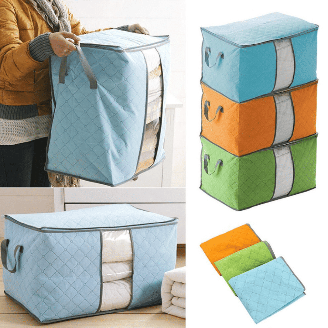 Sac De Rangement Pliable Pratique Pour Optimiser L’espace Des Vêtements (Couleur Aléatoire)