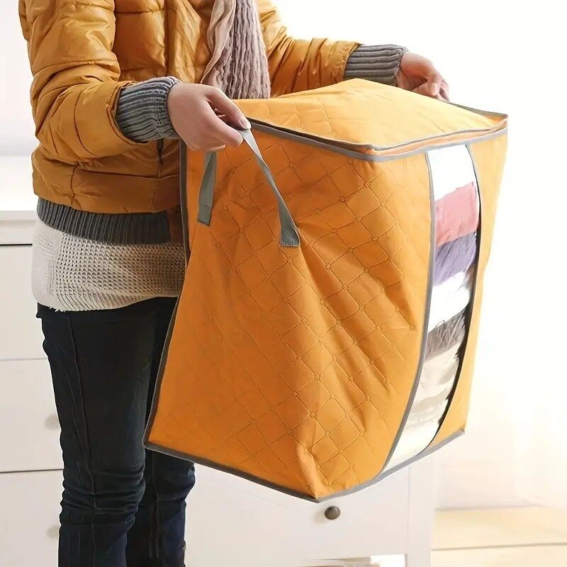 Sac De Rangement Pliable Pratique Pour Optimiser L’espace Des Vêtements (couleur Aléatoire) thumbnail 3
