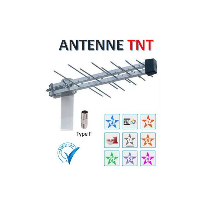 Antenne TV TNT UHF de Haute Qualité thumbnail 1