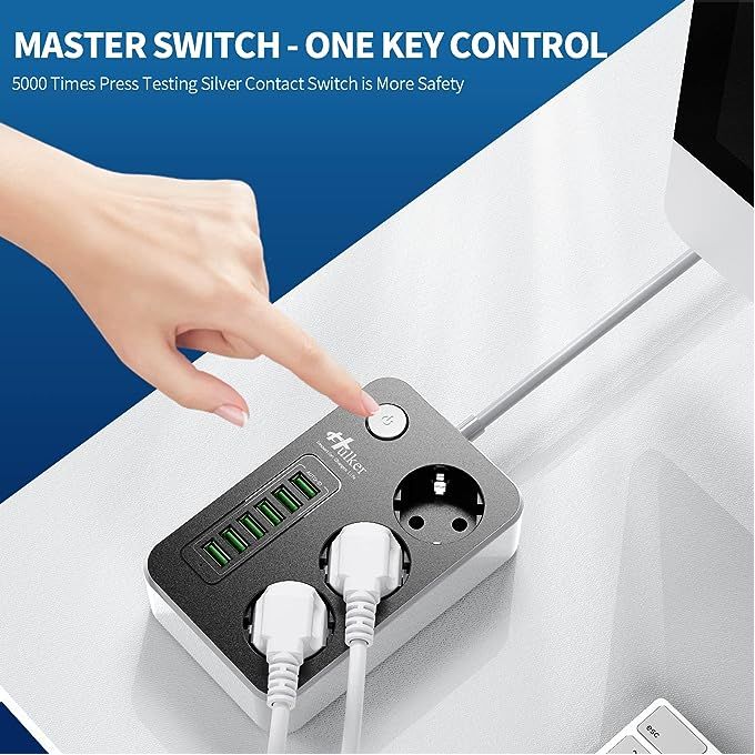 L’Alliance Intelligente Multiprise avec 4 Prises+3 Ports Usb thumbnail 4