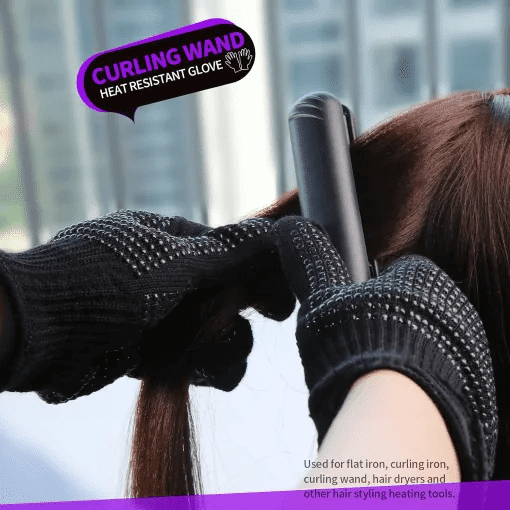 Gants Thermiques de Coiffure Protégez vos mains tout en obtenant des cheveux parfaitement lissés