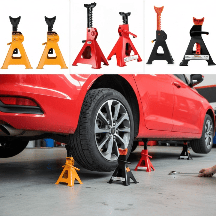 Support de sécurité pour de réparation automobile de 3 tonnes (couleur aléatoire)