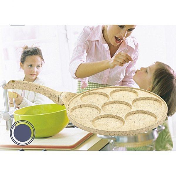 Cuisinez avec Facilité  Poêle à Crêpes Polyvalente 7 en 1