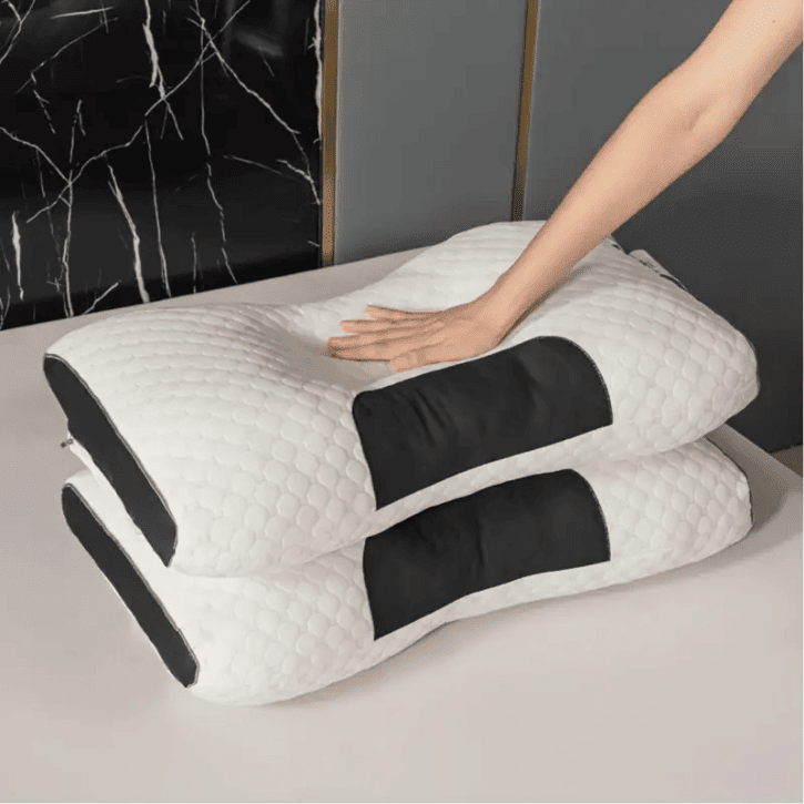 Oreiller Ergonomique En Mousse Mémoire – Coussin Orthopédique De Soutien Cervical Pour Un Sommeil Confortable