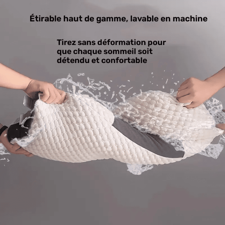Oreiller Ergonomique En Mousse Mémoire – Coussin Orthopédique De Soutien Cervical Pour Un Sommeil Confortable thumbnail 4