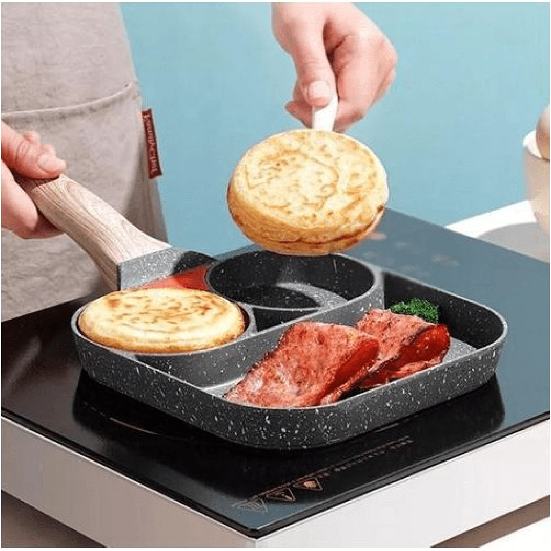 Marmite à frire à trous 3 en 1, omelette épaissie machine à petit-déjeuner thumbnail 3
