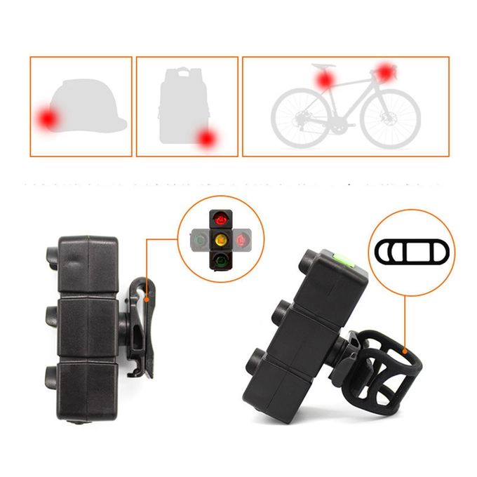 Sécurité Renforcée Le Voyant D’avertissement Arrière Pour Vélo thumbnail 3