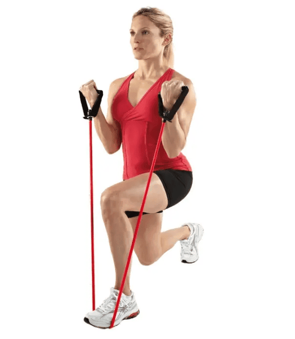Bande Élastique Avec Poignées, Corde De Traction, Exercice De Fitness, Yoga ( Couleur Aléatoire )