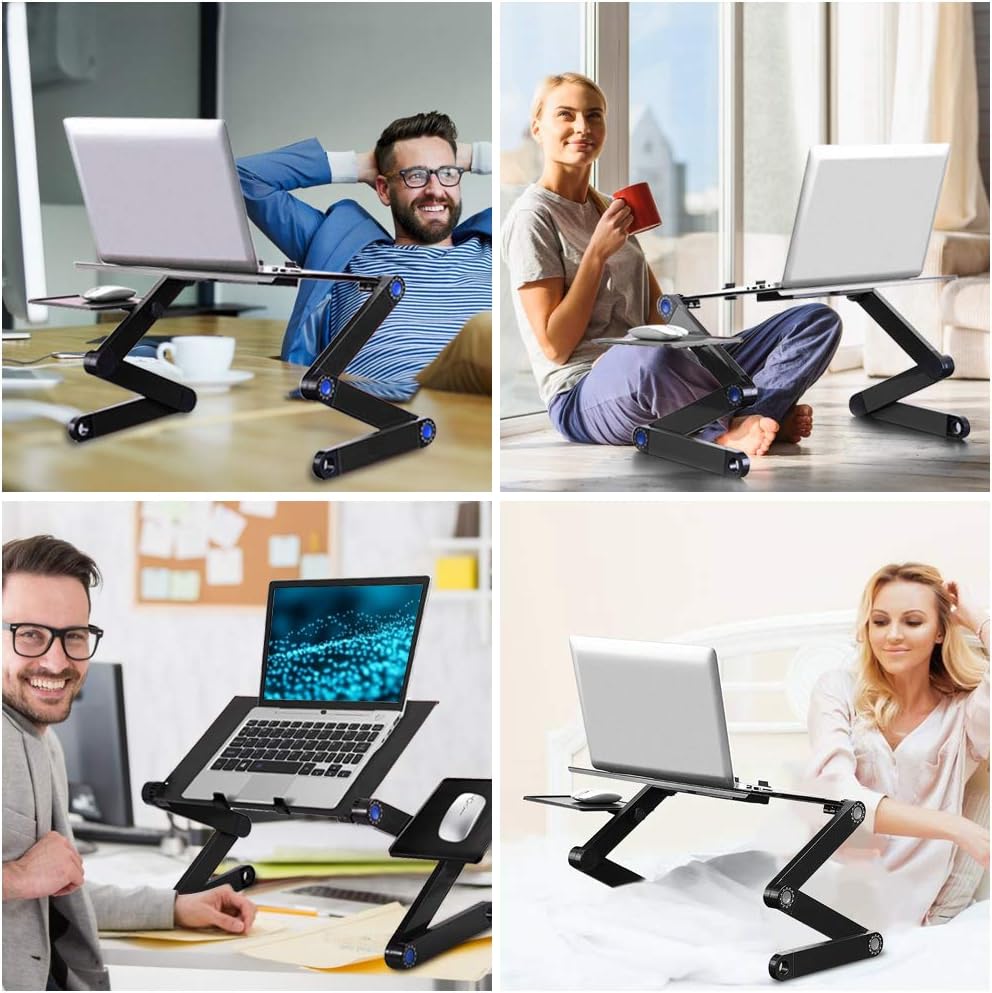 Support Réglable pour Ordinateur Portable avec Système de Ventilation Thermique thumbnail 3