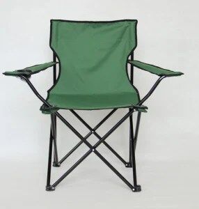 Ensemble de 2 chaises rouges et verte avec porte-gobelet thumbnail 3