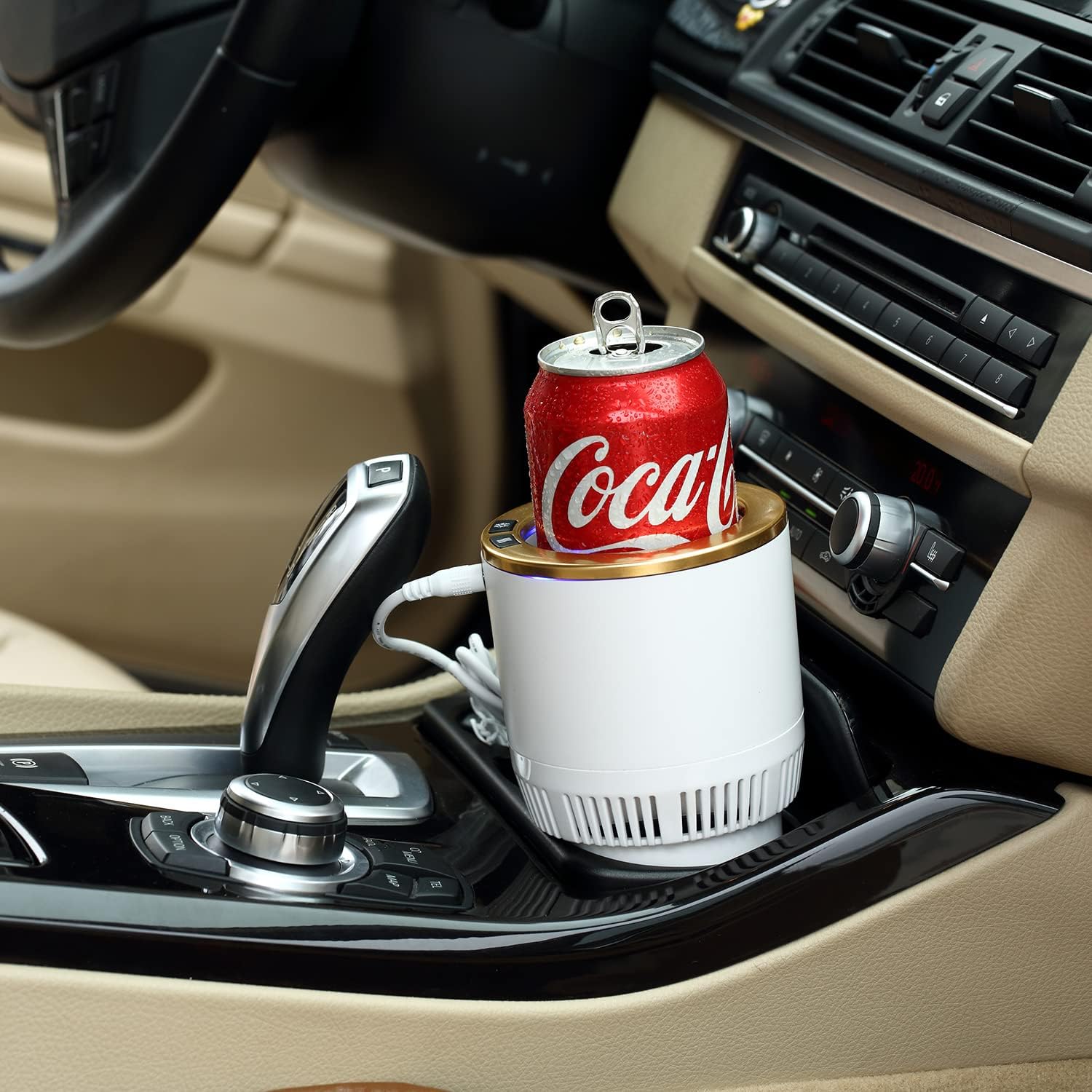Mini Réfrigérateur De Voiture Portable Intelligent Pour Boisson, Lait Café, Thé 12v (couleur Aléatoire) thumbnail 2