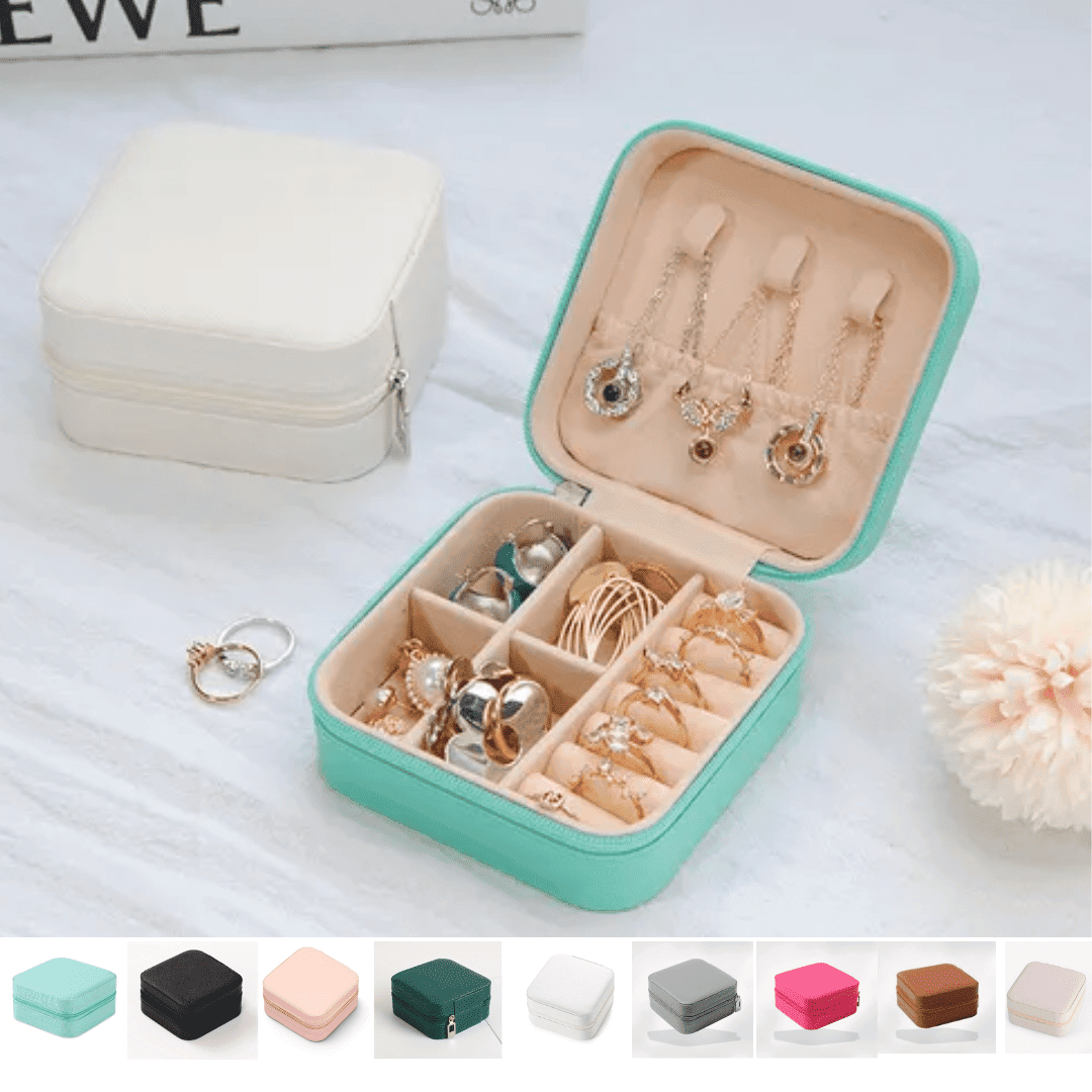 Boîte de Rangement de Bijoux pour Femmes (Couleur Aléatoire) thumbnail 1