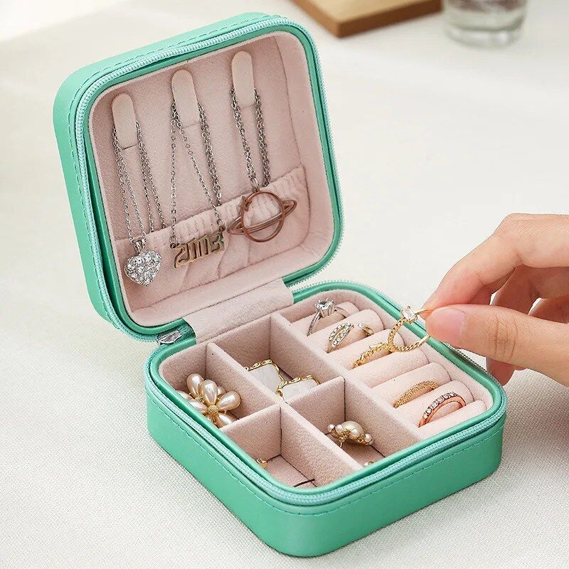 Boîte de Rangement de Bijoux pour Femmes (Couleur Aléatoire) thumbnail 2