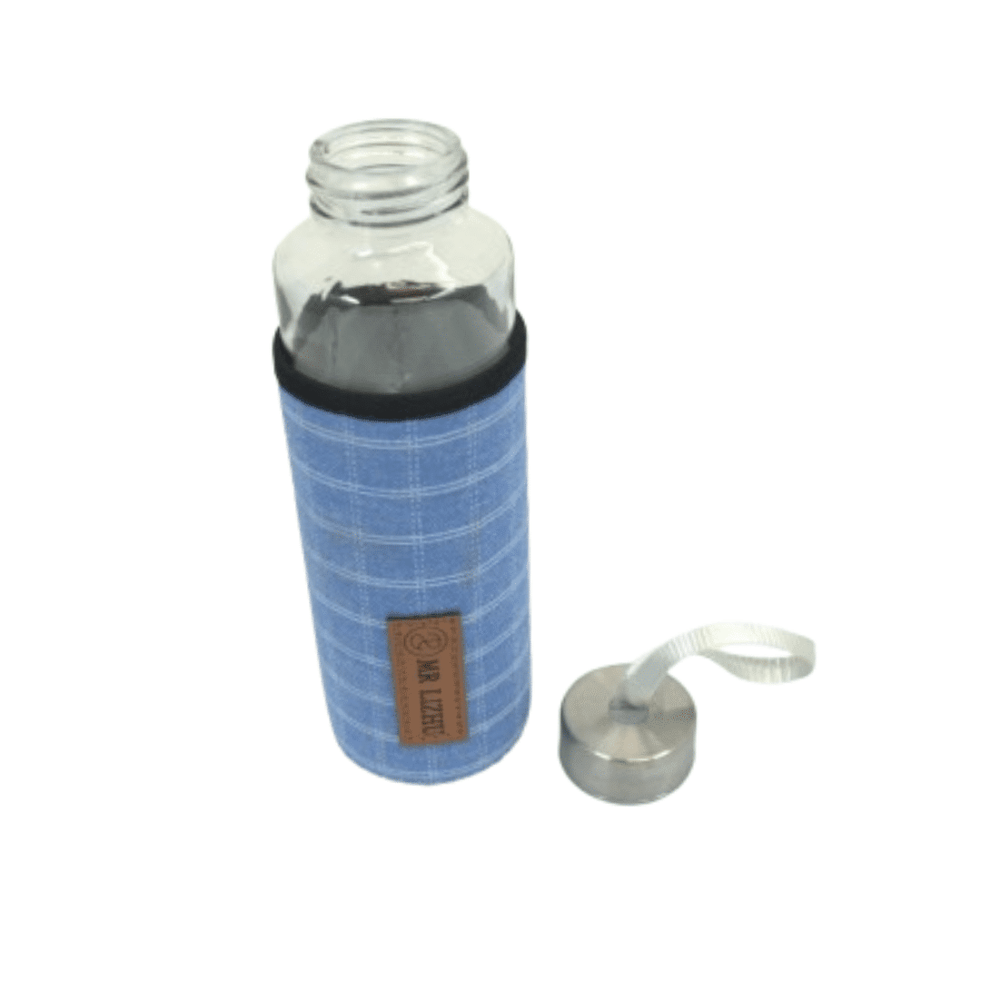 Bouteille D’eau En Verre Avec Pochette