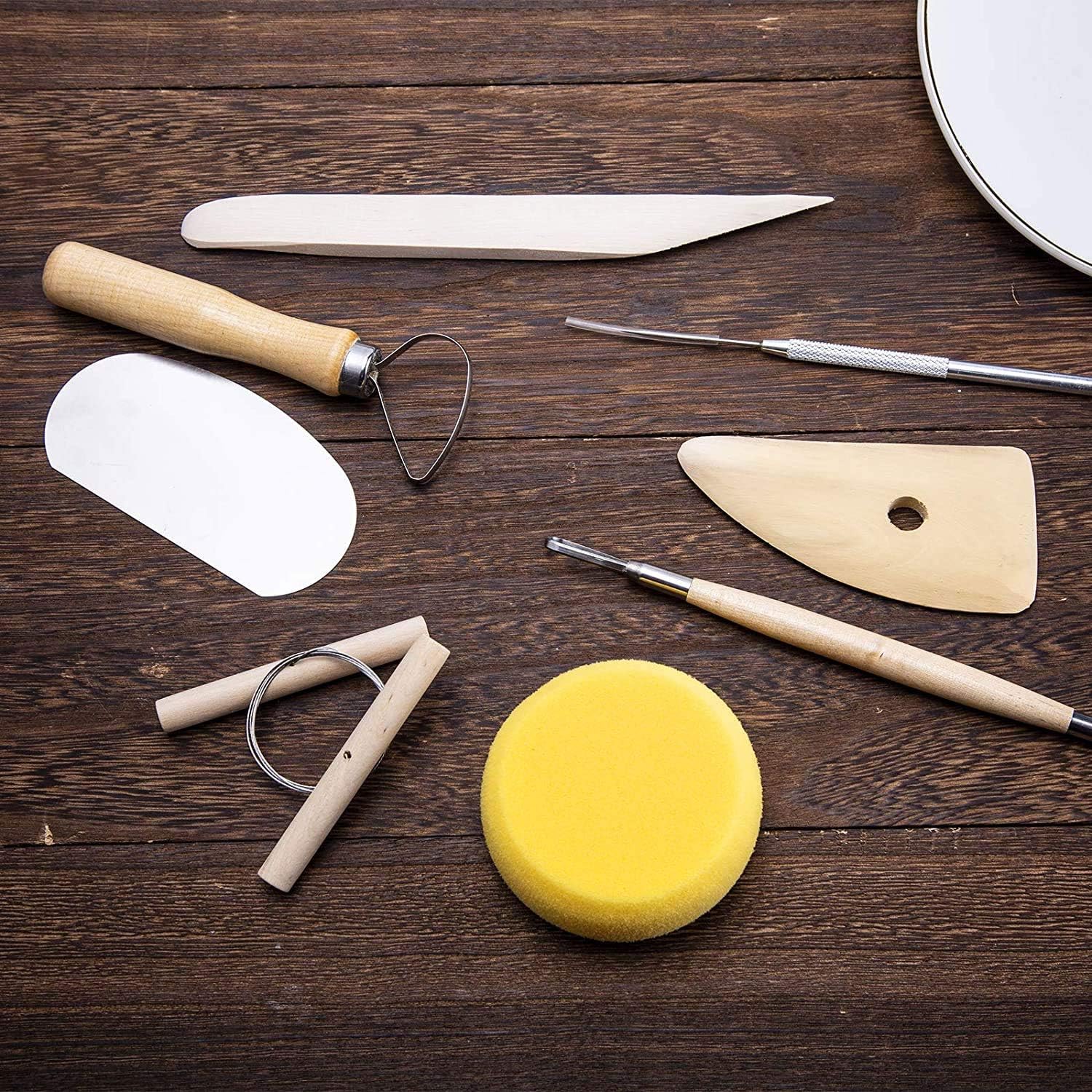 Kit d’outils de sculpture pour poterie et céramique