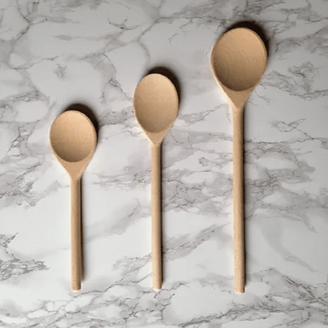 Set De 5 Cuillères De Soupe Avec 5 Cuillères En Bois D'orange Set thumbnail 3