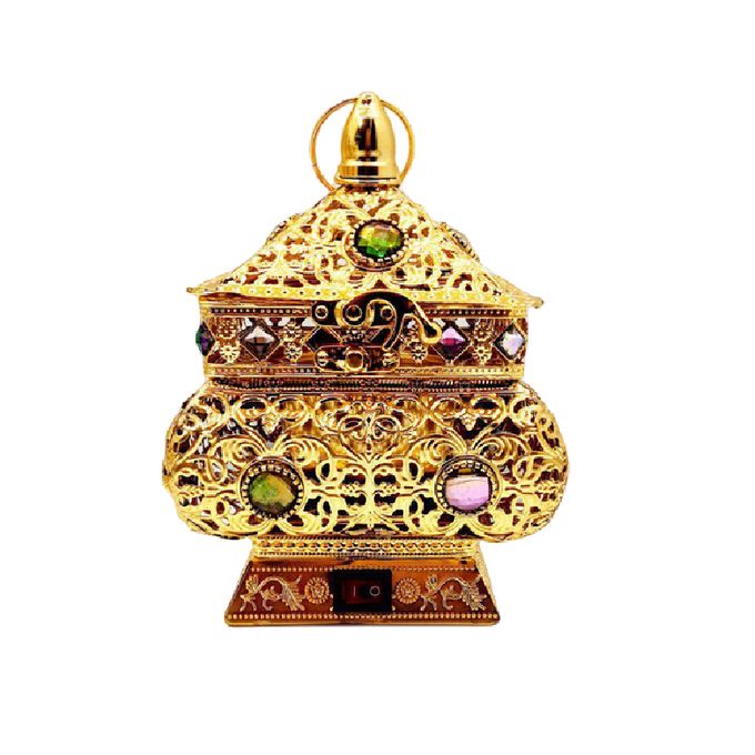 Élégance Orientale Brûleur D’encens de Luxe en Métal Arabique (Couleur Aléatoire)