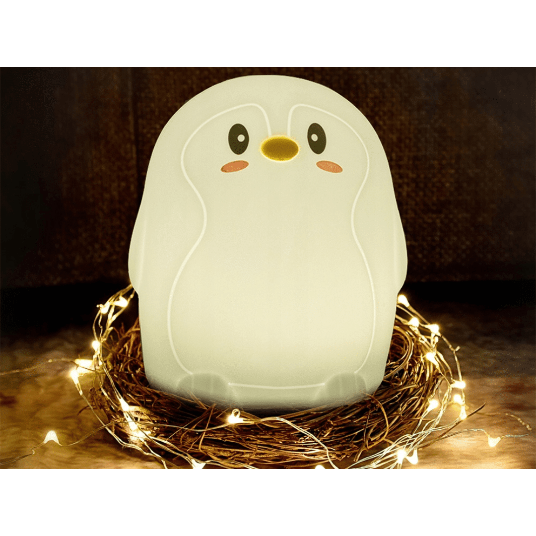 Lampe Pingouin pour enfants avec 7 modes de couleur et fonction de luminosité. thumbnail 4