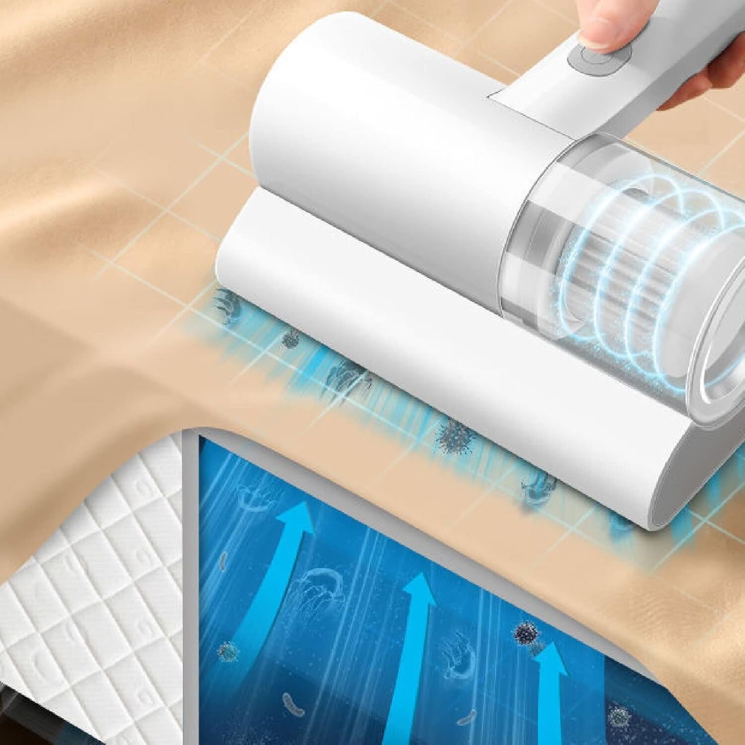 Aspirateur UV Portable Sans Fil pour lit, Oreillers, Canapés ,tapis thumbnail 3