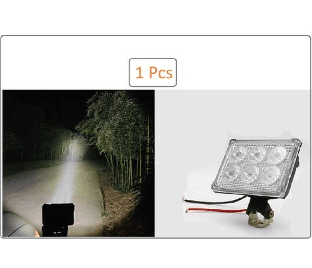 1 Pcs Lampe de Travail LED 30W, Phare Antibrouillard Tout-Terrain pour Voiture
