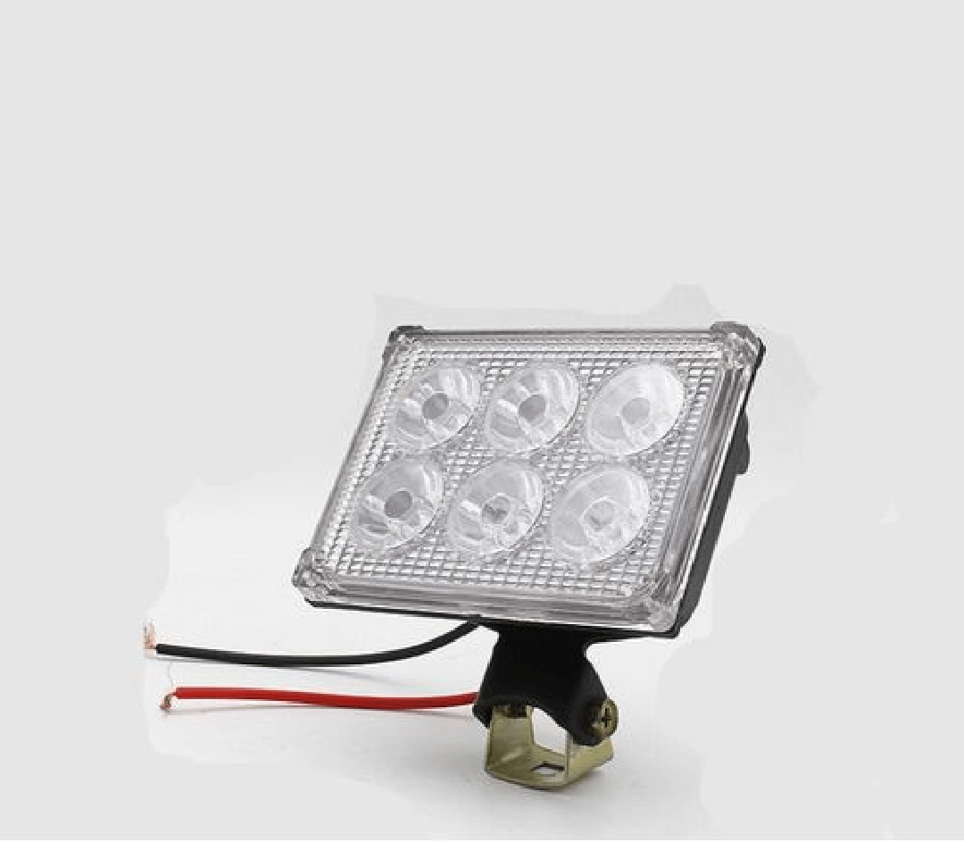 1 Pcs Lampe de Travail LED 30W, Phare Antibrouillard Tout-Terrain pour Voiture