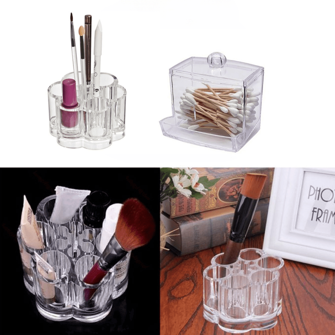 Boîte De Rangement Maquillage – Pour Rouges À Lèvres, Crayons Et Vernis thumbnail 1