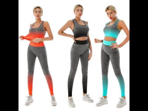 Ensemble De Vêtements De Yoga Et Fitness