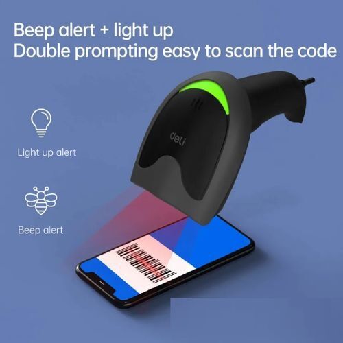 Scanner de Code-Barres Sans Fil avec Technologie Laser Automatique thumbnail 2