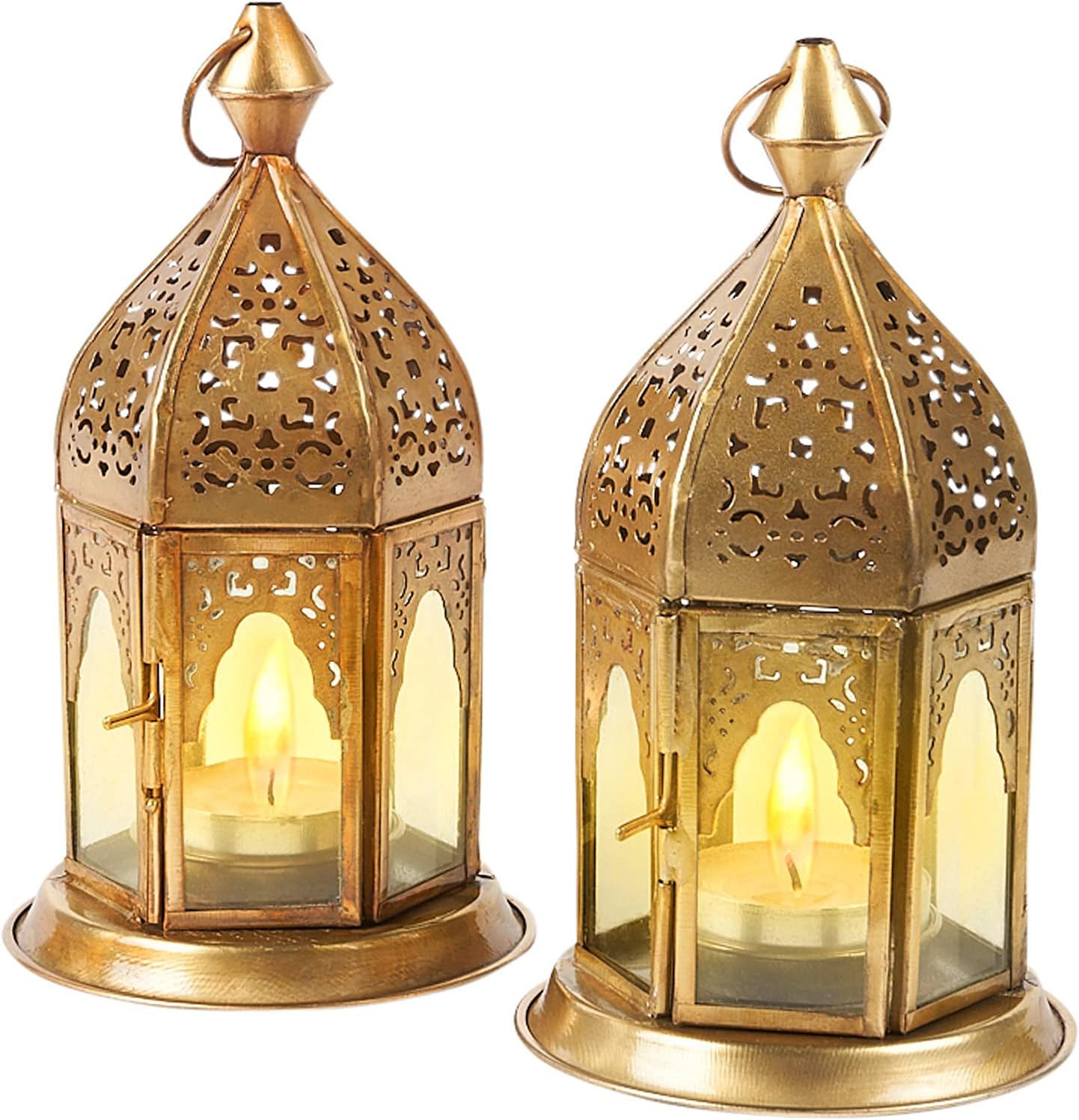 Lanterne Marocaine décorative 16cm Photophore marocain pour l’extérieur au Jardin ou l’intérieur sur la Table