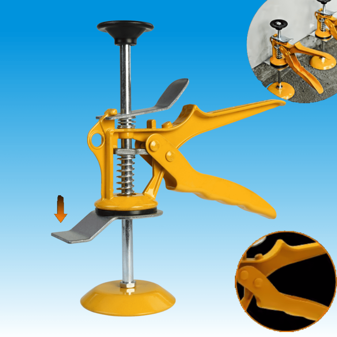 Outil de nivellement et de positionnement pour carreaux muraux et de plafond en céramique