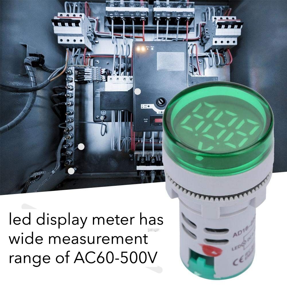 Mini Voltmètre Numérique à Led Verte