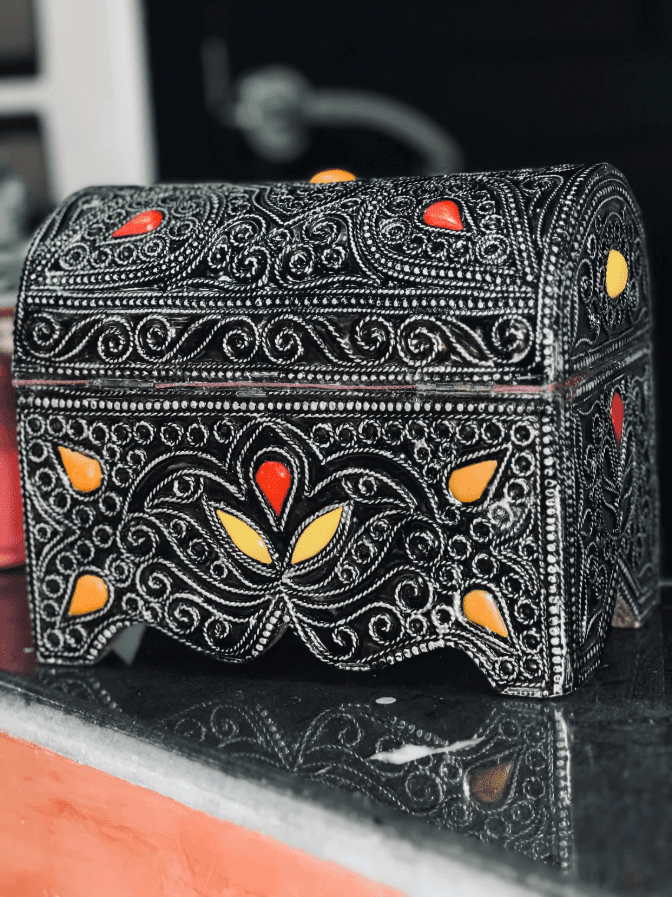 Boîte Artisanale Unique, une Œuvre D’art Faite Main thumbnail 3